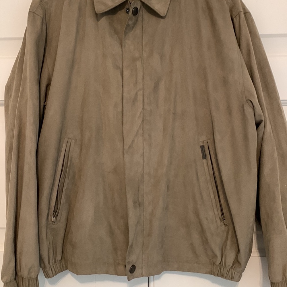 Weatherproof Impermeable Bomber Jacket. Suede Loo… - image 2
